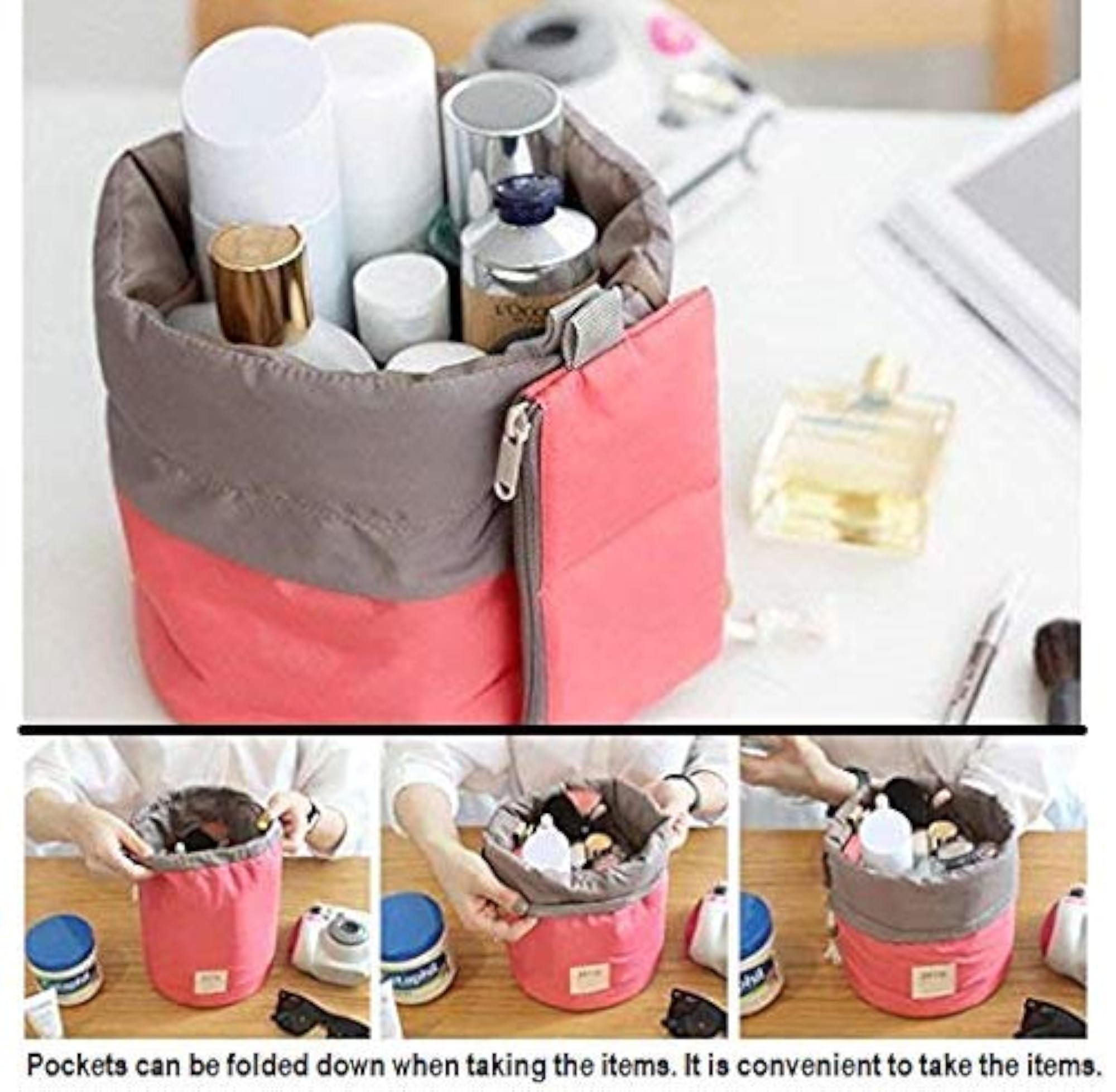 Makeup Pouch Cosmetic Organizer Toiletry Bag